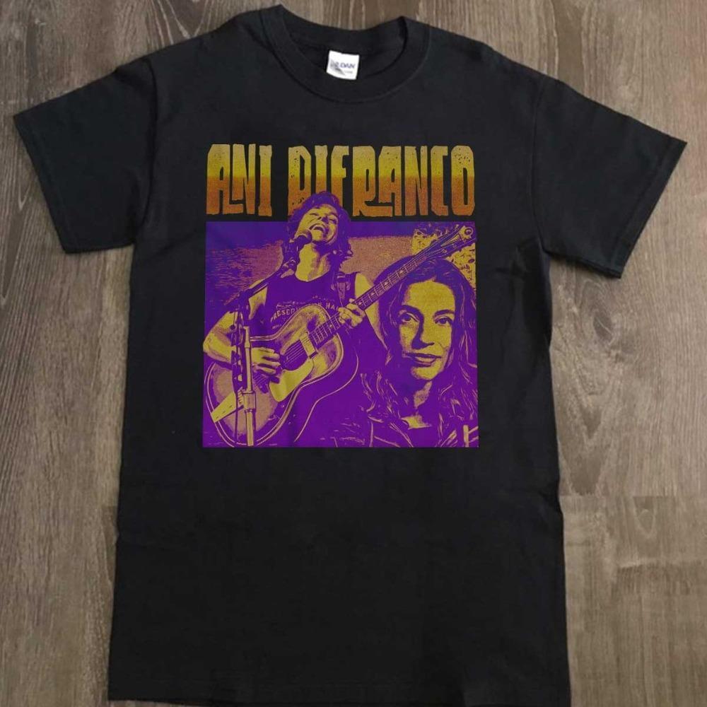 Ani Difranco Unisex Black T-Shirt